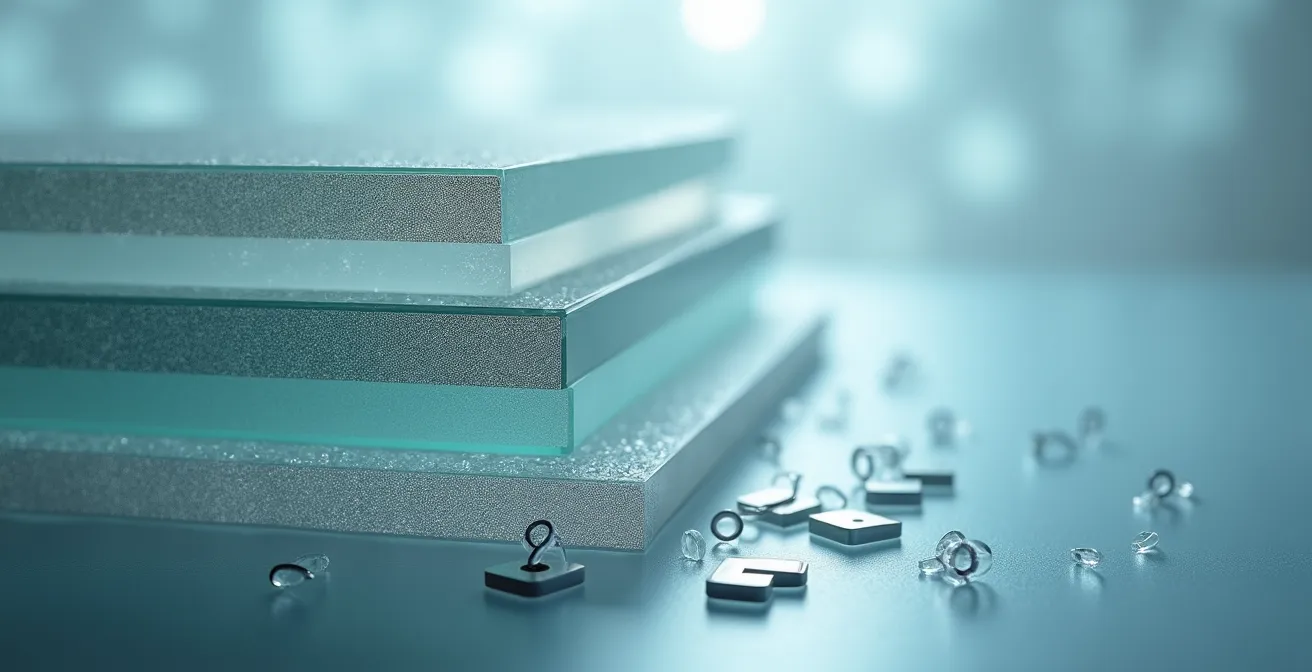 Abstract visualization of layered smart home security protection